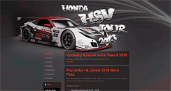 Desktop Screenshot of honda.attanslot.cz